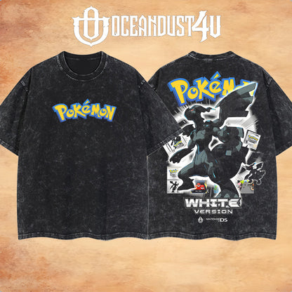 Video Games 'PKMN White Version' T-Shirt & Hoodie