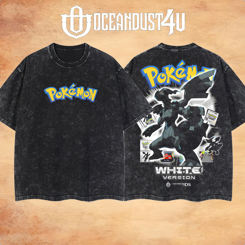 Video Games 'PKMN White Version' T-Shirt & Hoodie