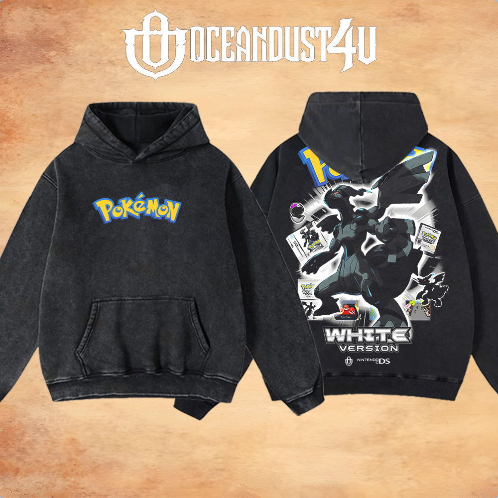 Video Games 'PKMN White Version' T-Shirt & Hoodie