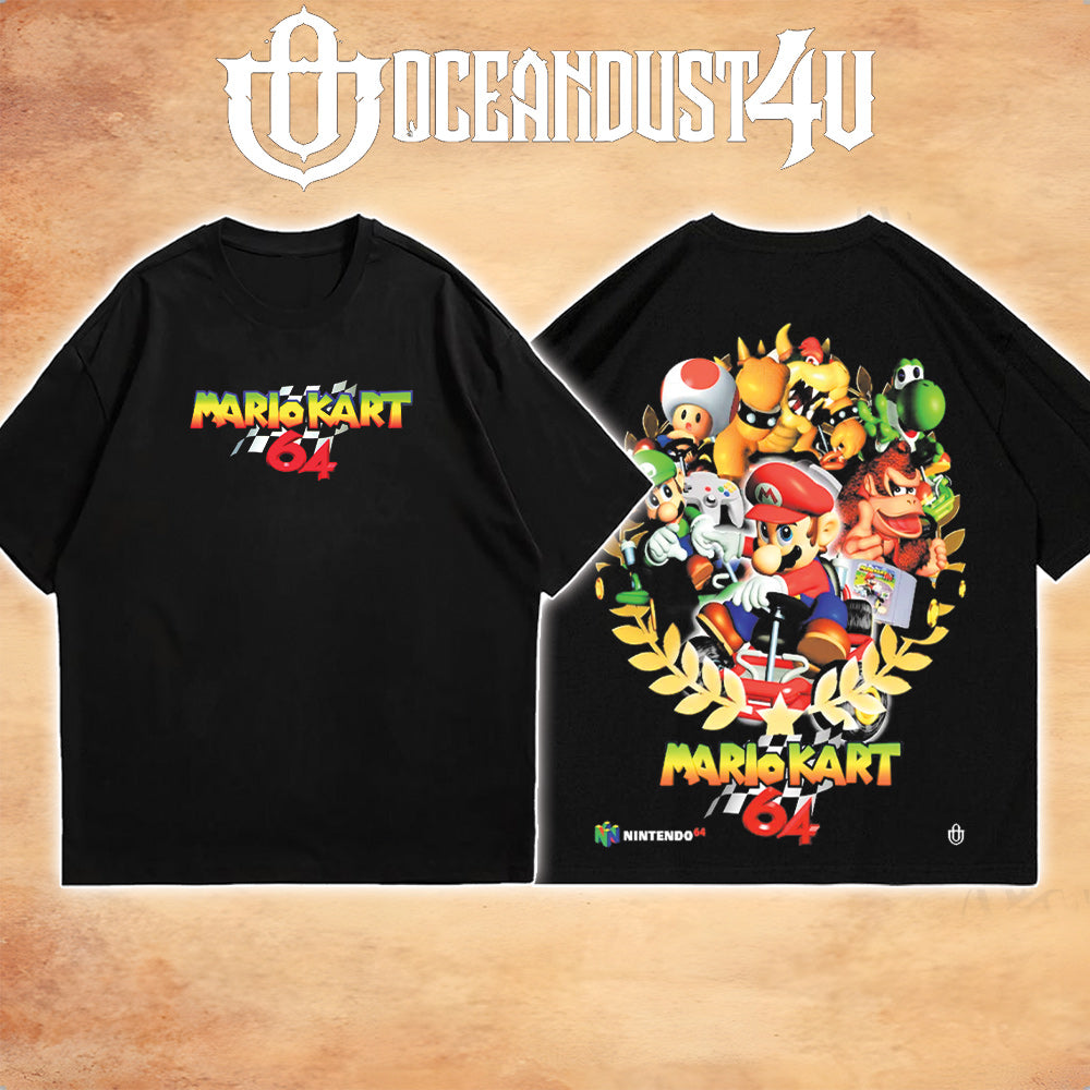 Video Games 'Rainbow Road 64' T-Shirt & Hoodie