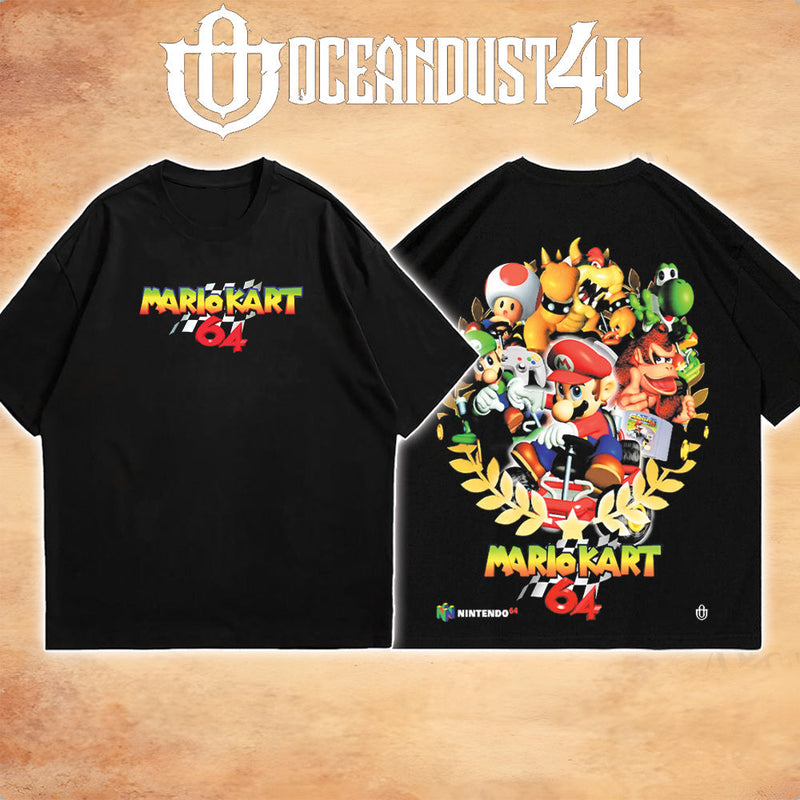 Video Games 'Rainbow Road 64' T-Shirt & Hoodie