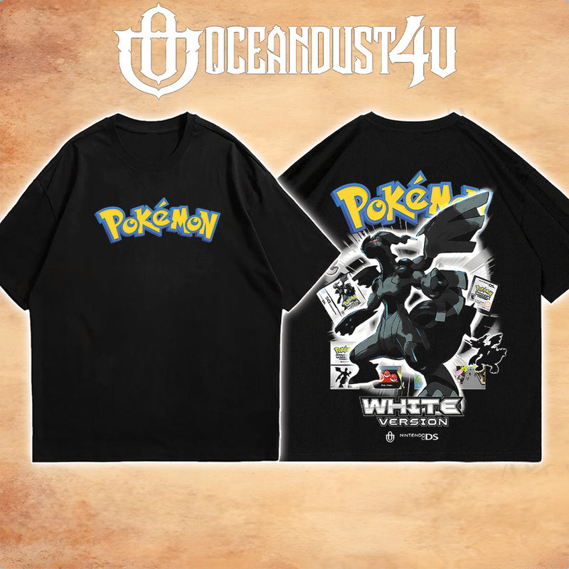 Video Games 'PKMN White Version' T-Shirt & Hoodie
