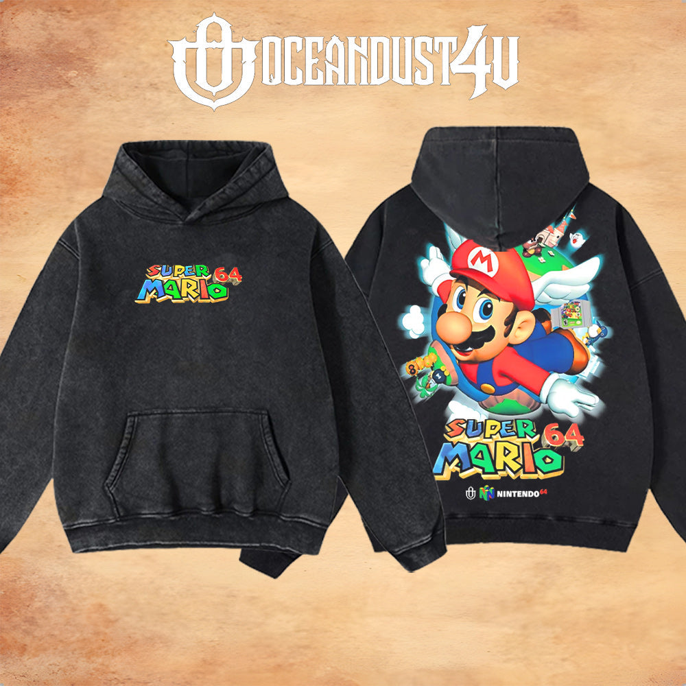 Video Games 'Wing Cap 64' T-Shirt & Hoodie
