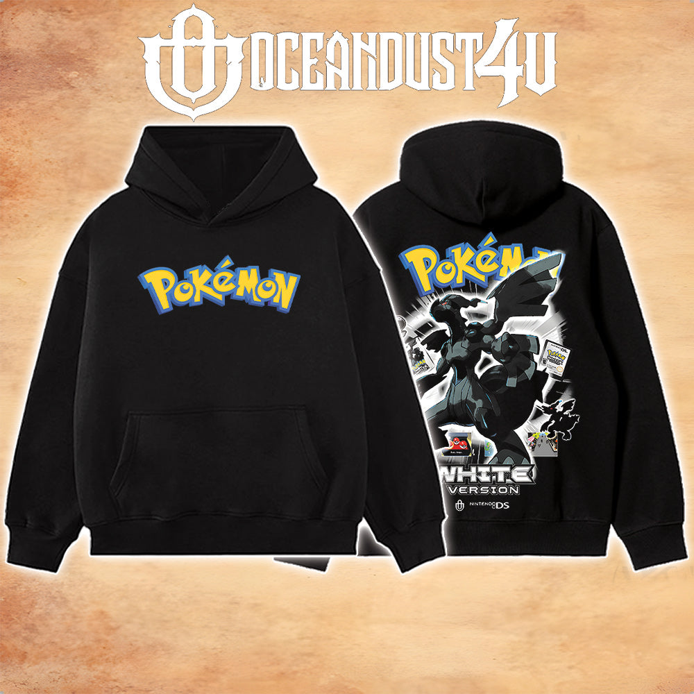 Video Games 'PKMN White Version' T-Shirt & Hoodie