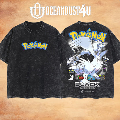 Video Games 'PKMN Black Version' T-Shirt & Hoodie
