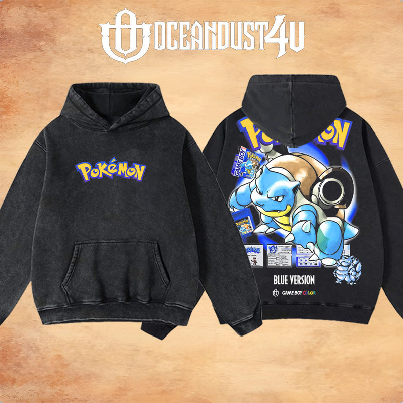 Video Games 'Pkmn Blue Version' T-Shirt & Hoodie