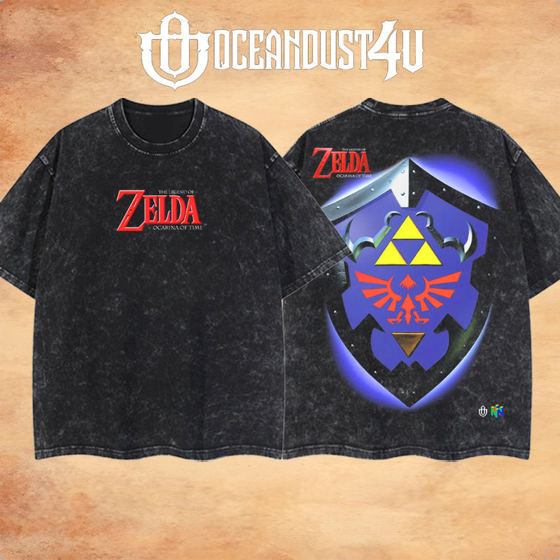 Video Games 'TLOZ Ocarina of Time - Hylian Shield' T-Shirt & Hoodie