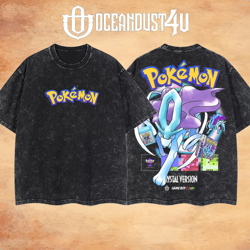 Video Games 'Pkmn Crystal Version' T-Shirt & Hoodie