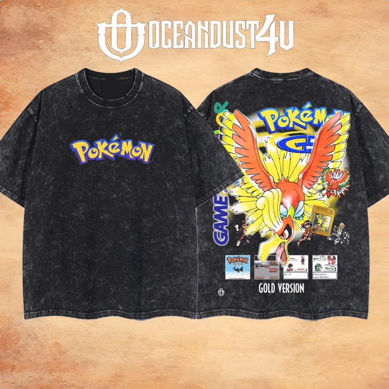 Video Games 'Pkmn Gold Version' T-Shirt & Hoodie