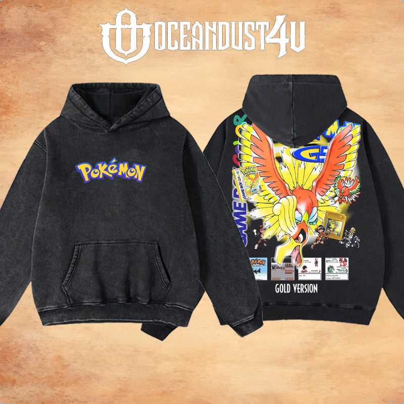 Video Games 'Pkmn Gold Version' T-Shirt & Hoodie