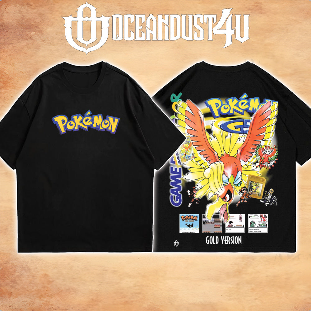 Video Games 'Pkmn Gold Version' T-Shirt & Hoodie