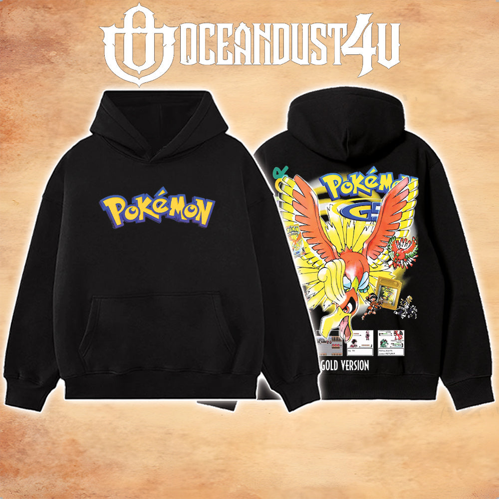 Video Games 'Pkmn Gold Version' T-Shirt & Hoodie