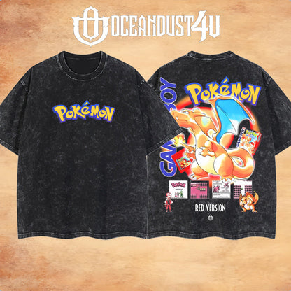 Video Games 'Pkmn Red Version' T-Shirt & Hoodie