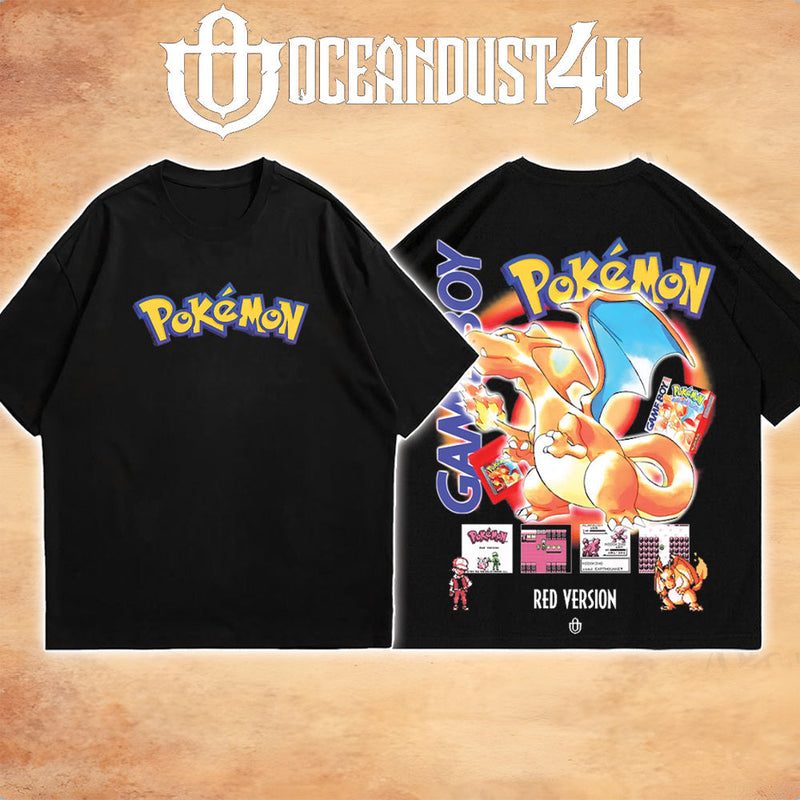 Video Games 'Pkmn Red Version' T-Shirt & Hoodie