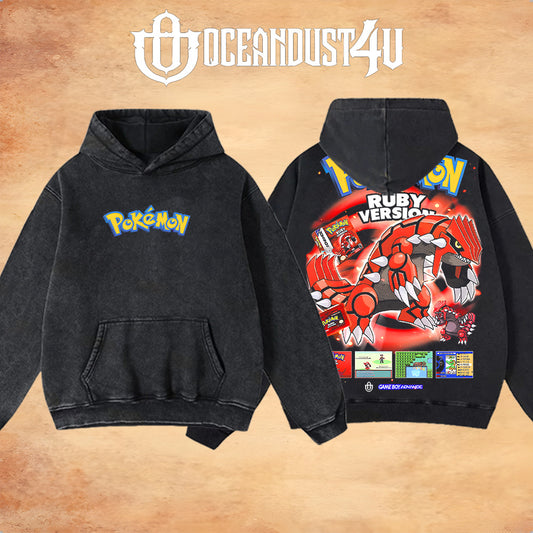 Video Games 'PKMN Ruby Version' T-Shirt & Hoodie