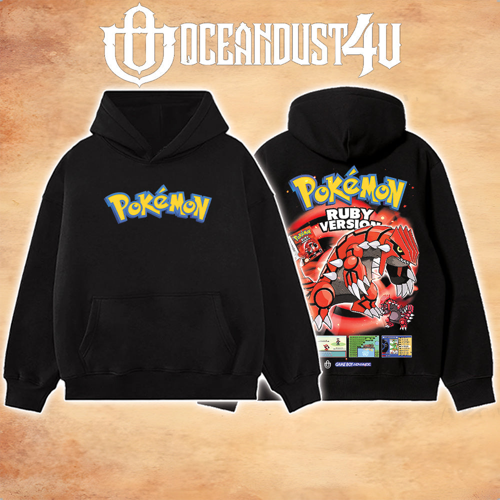 Video Games 'PKMN Ruby Version' T-Shirt & Hoodie