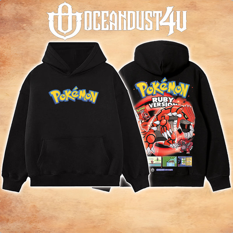 Video Games 'PKMN Ruby Version' T-Shirt & Hoodie