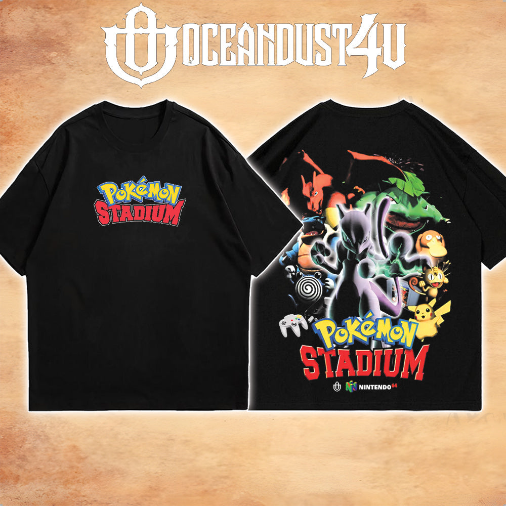 Video Games 'Pkmn Stadium' T-Shirt & Hoodie