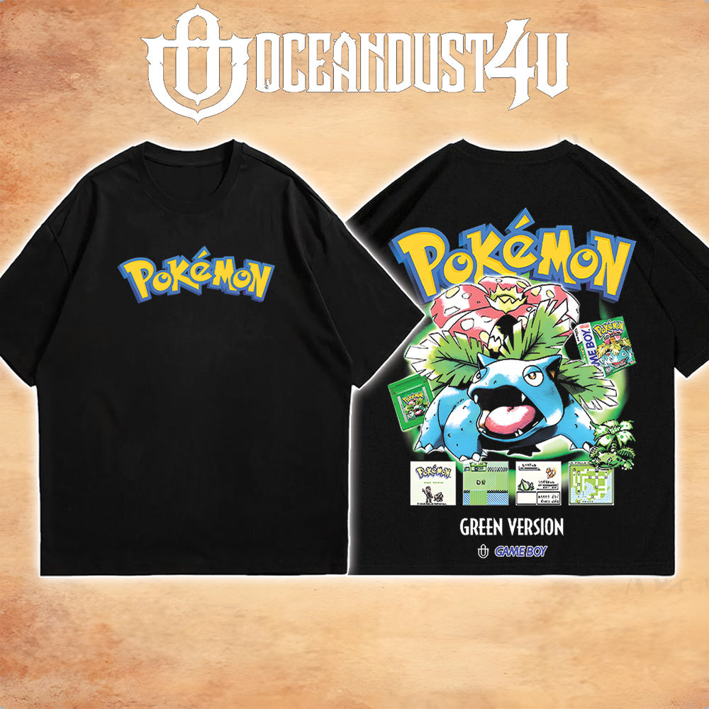 Video Games 'PKMN Green Version' T-Shirt & Hoodie
