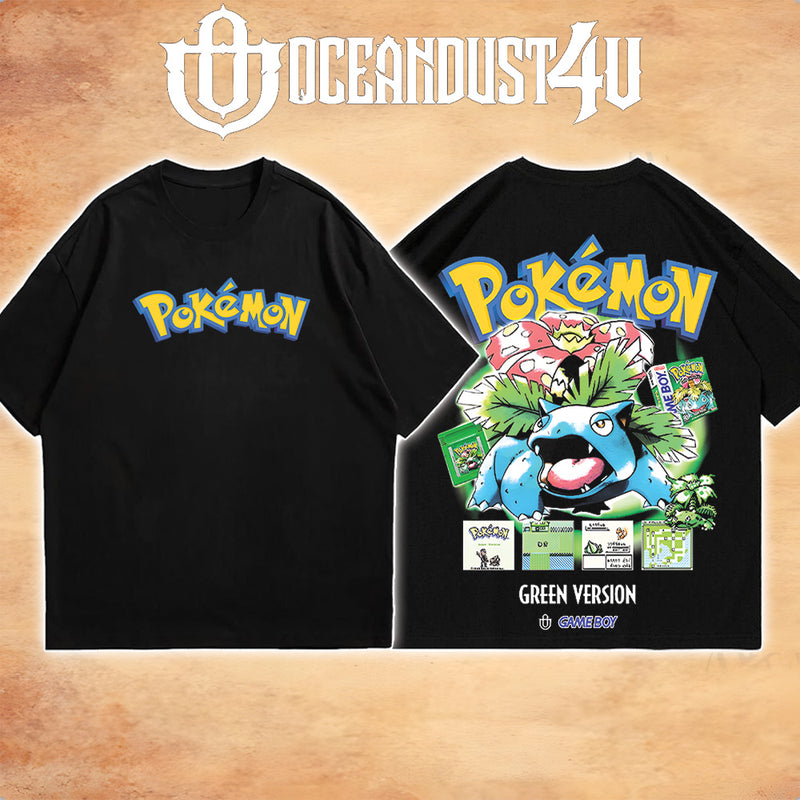 Video Games 'PKMN Green Version' T-Shirt & Hoodie