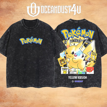 Video Games 'PKMN Yellow Version' T-Shirt & Hoodie