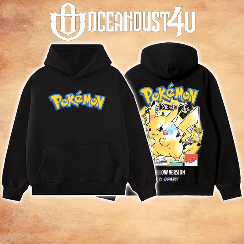 Video Games 'PKMN Yellow Version' T-Shirt & Hoodie