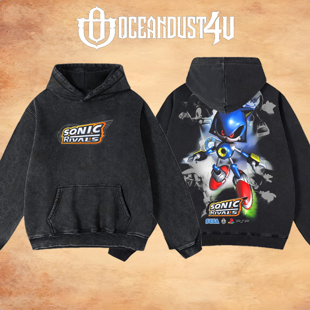 Video Games 'Sonic Rivals - Metal Sonic' T-Shirt & Hoodie