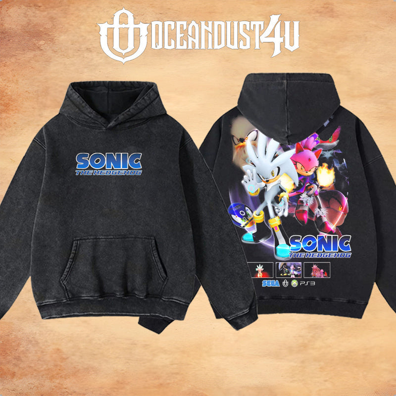 Video Games 'Sonic the Hedgehog 06: Silver & Blaze' T-Shirt & Hoodie