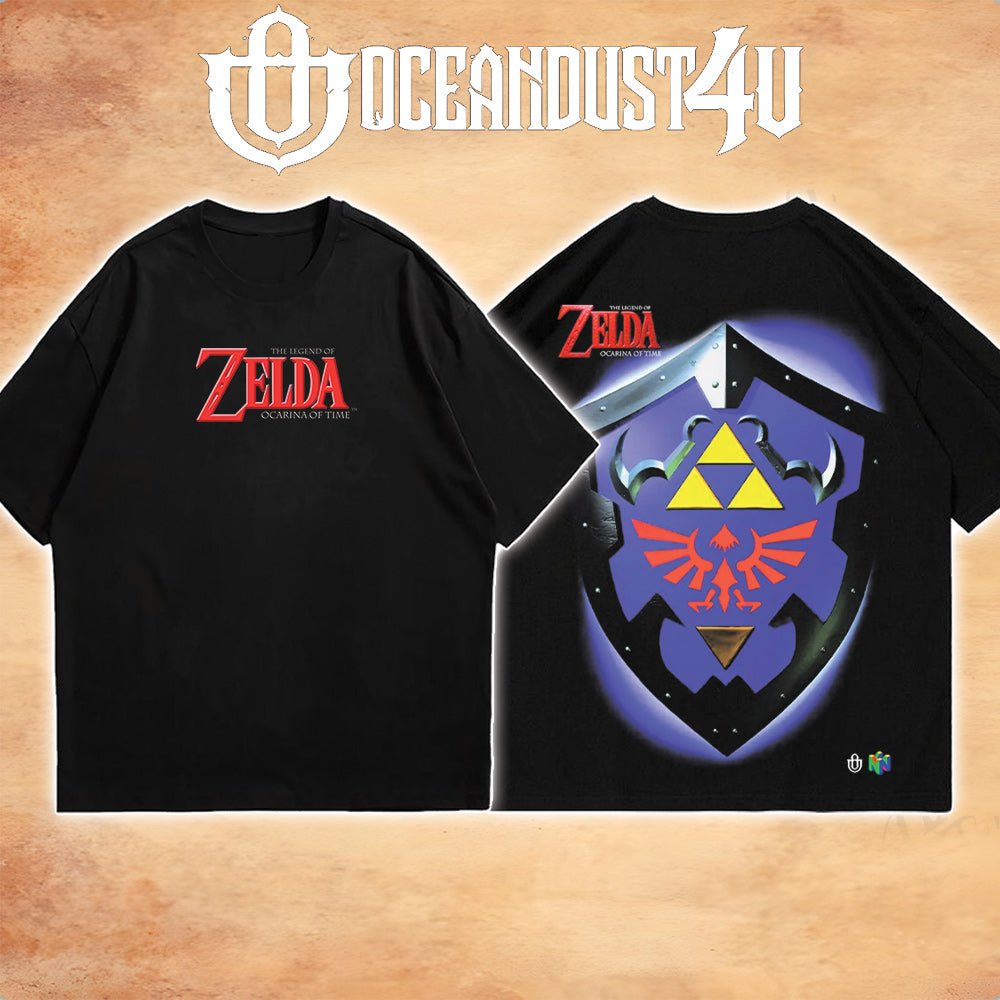 Video Games 'TLOZ Ocarina of Time - Hylian Shield' T-Shirt & Hoodie