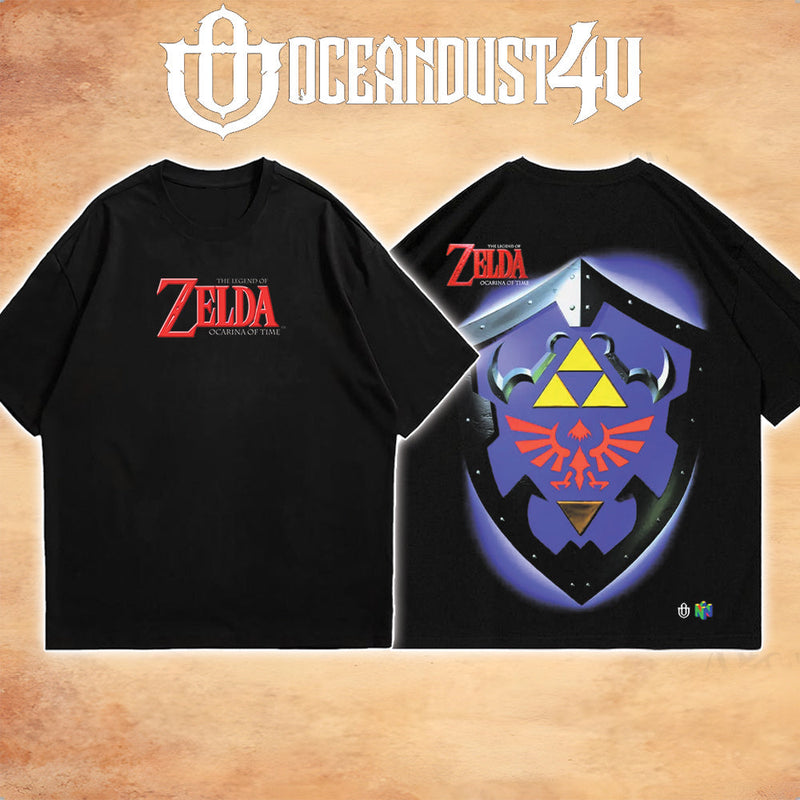 Video Games 'TLOZ Ocarina of Time - Hylian Shield' T-Shirt & Hoodie